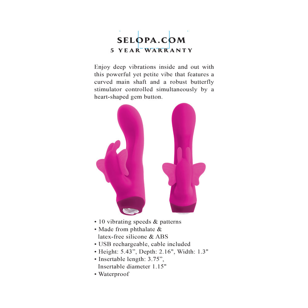 Selopa Butterfly Love Vibrator - Pink