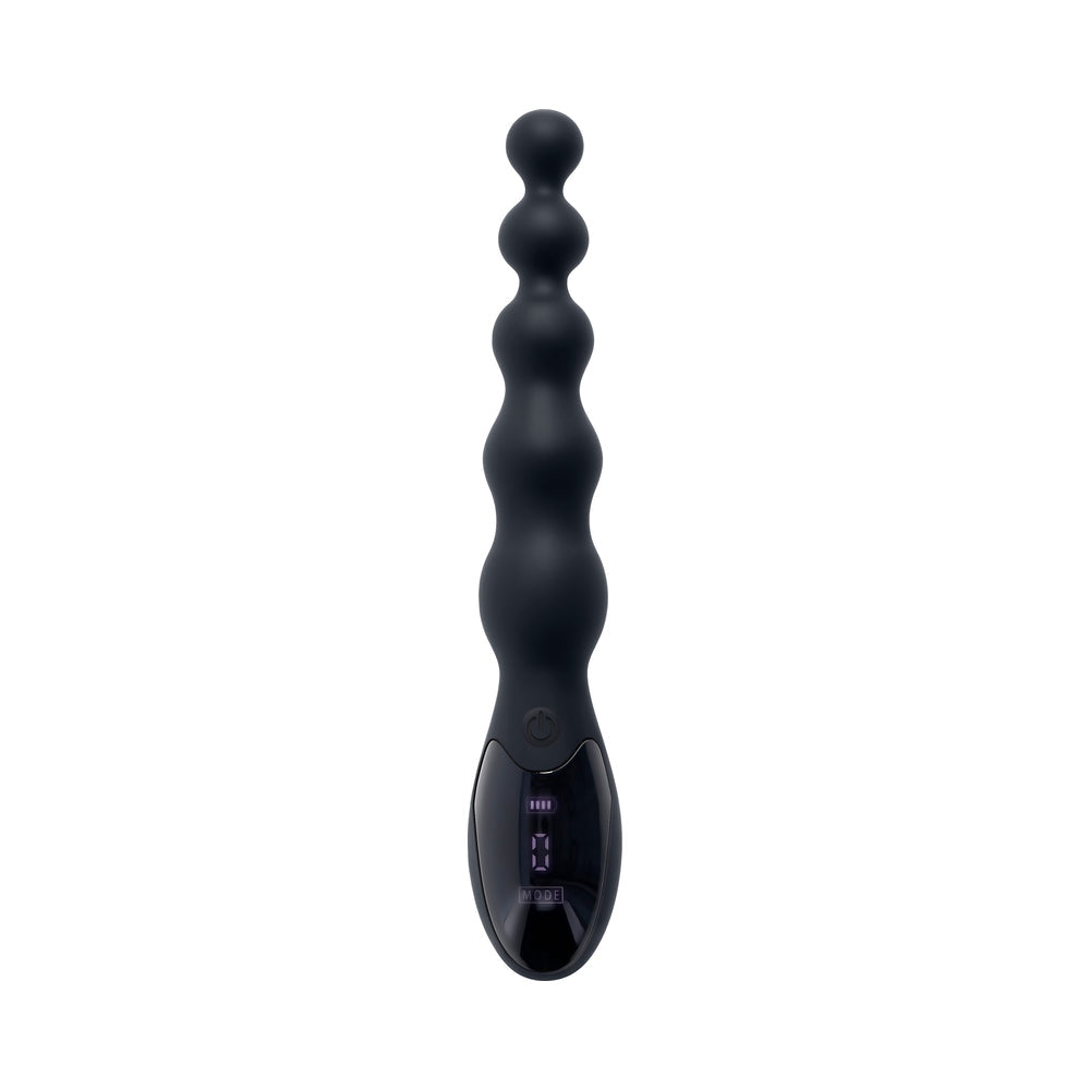 Zero Tolerance Backdoor Baton Beaded Anal Vibrator - Black