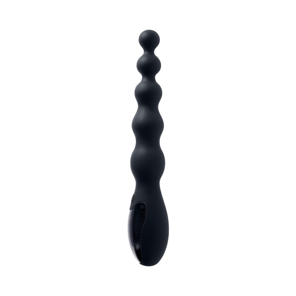 Zero Tolerance Backdoor Baton Beaded Anal Vibrator - Black