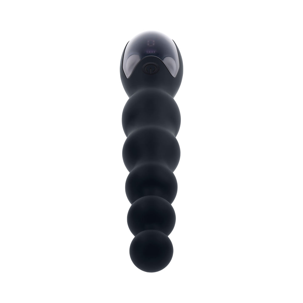 Zero Tolerance Backdoor Baton Beaded Anal Vibrator - Black