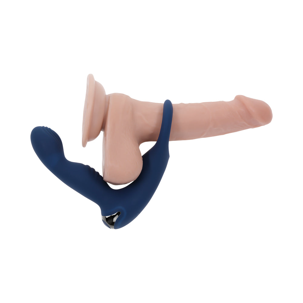 Zero Tolerance By All Means Prostate Vibrator w/Remote Control - Blue