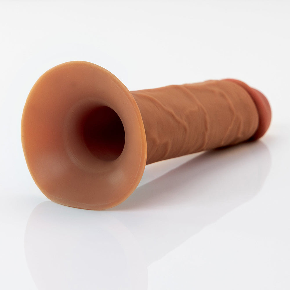 Fantasy X-Tensions Elite Silicone Hollow Strap On-Brown 6"