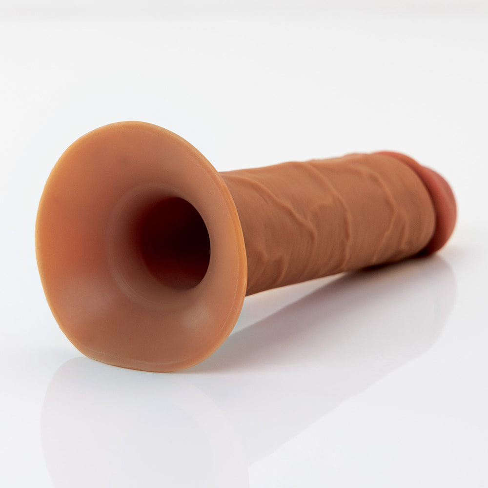 Fantasy X-Tensions Elite Silicone Hollow Strap On-Brown 7"
