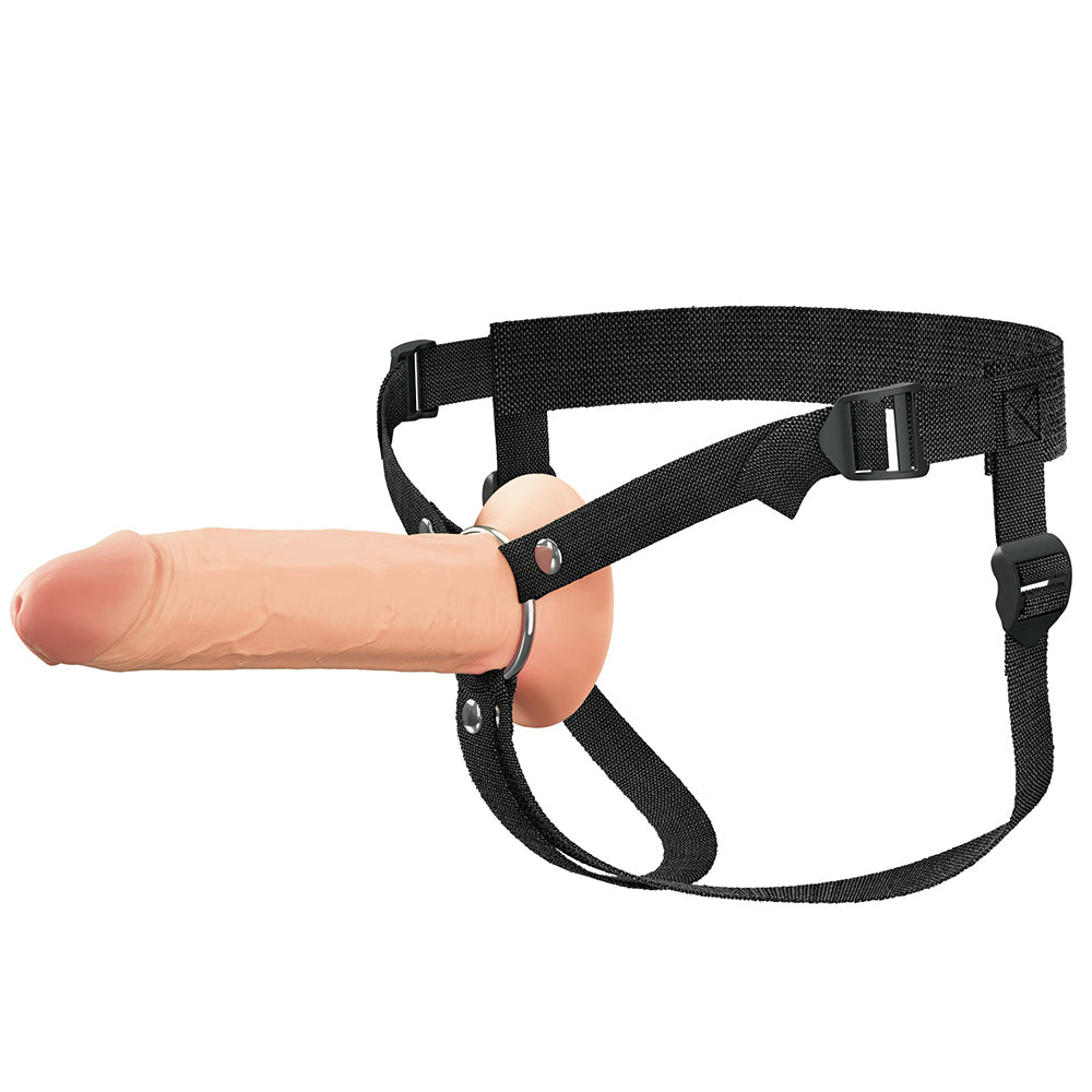 Fantasy X-Tensions Elite Silicone Hollow Strap On-Light 8"