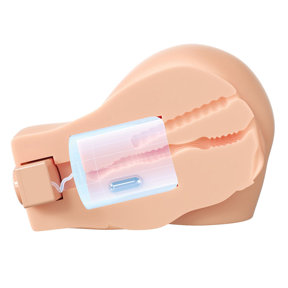 PDX Elite Back That Ass Up Automatic Mega Masturbator-Light
