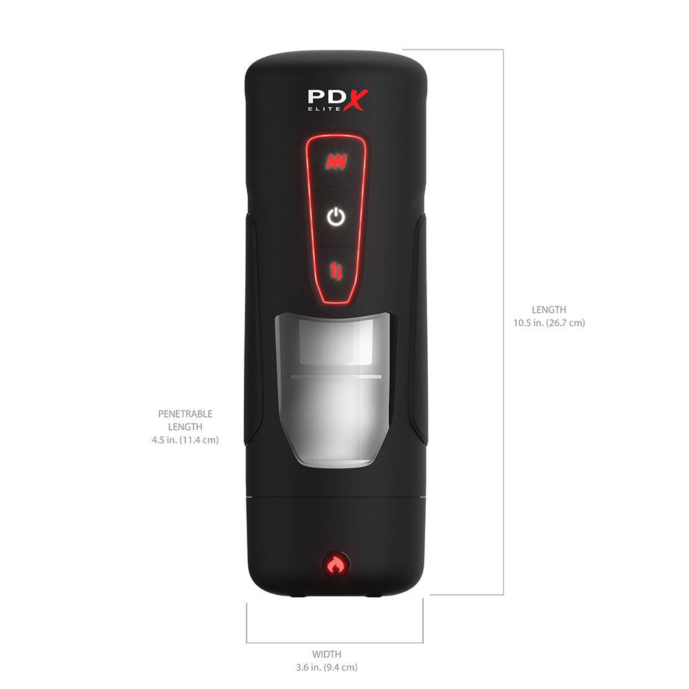 PDX Elite Milk Me Hotter-Black