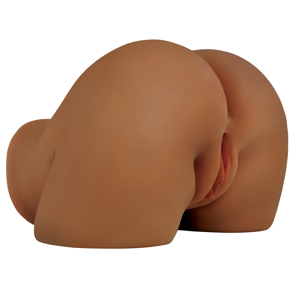 PDX Elite Shake That Ass Vibrating Mega Masturbator - Brown
