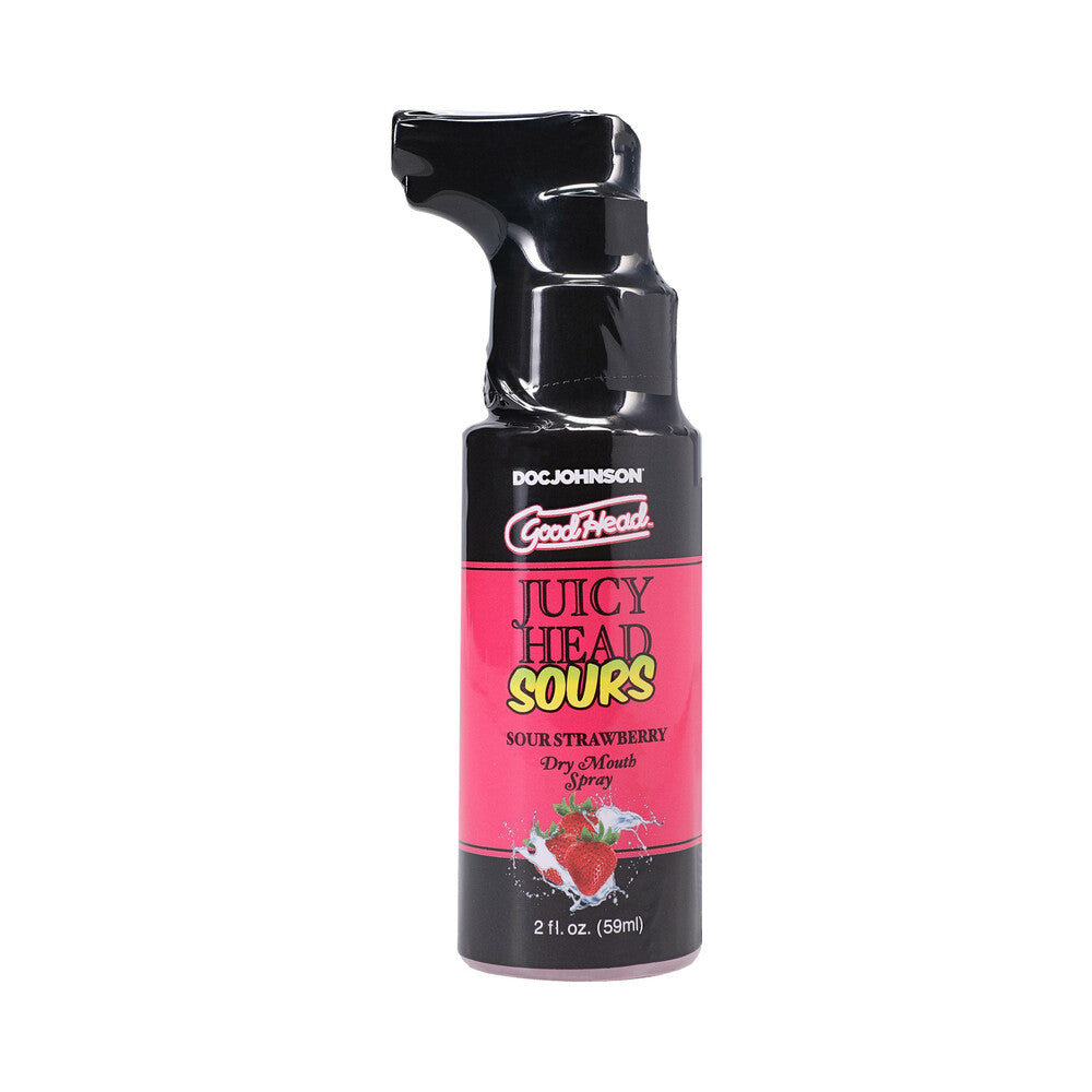 GoodHead Juicy Head Dry Mouth Spray - 2 oz Spray Bottle Sour Strawberry