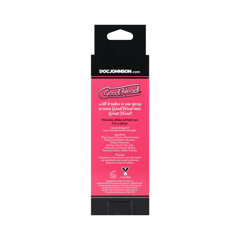 GoodHead Juicy Head Dry Mouth Spray - 2 oz Spray Bottle Sour Strawberry