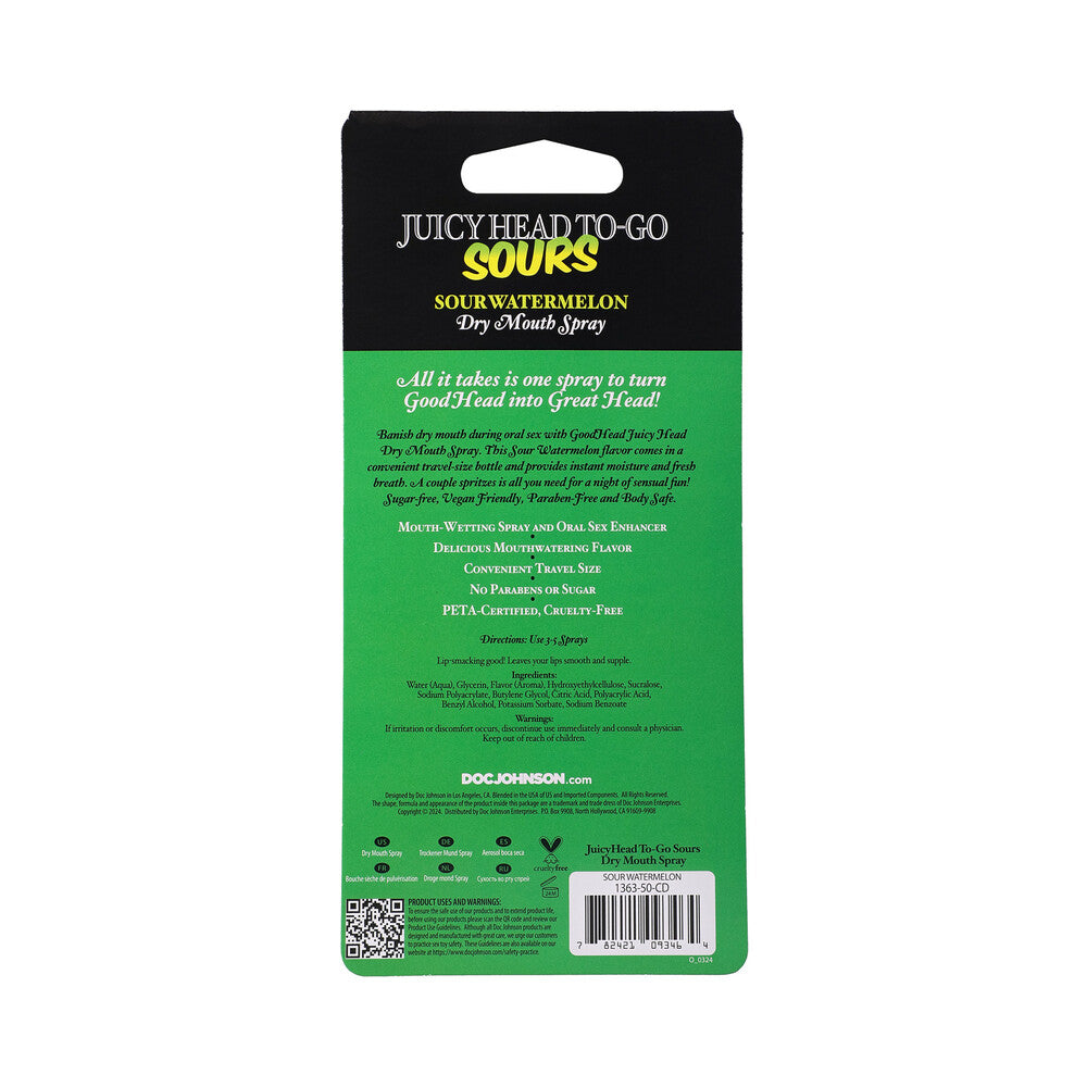 Goodhead Juicy Head Dry Mouth Spray To Go-Sour Watermelon .30oz