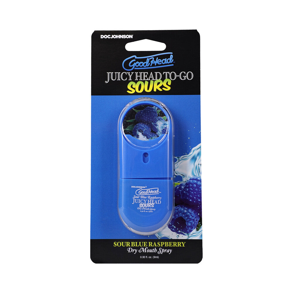 Goodhead Juicy Head Dry Mouth Spray To Go-Sour Blue Raspberry .30oz