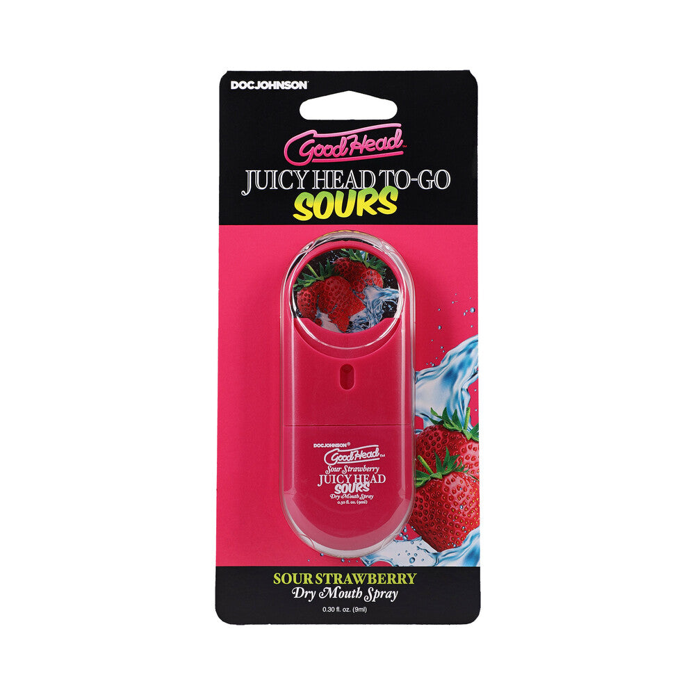 Goodhead Juicy Head Dry Mouth Spray To Go-Sour Strawberry .30oz