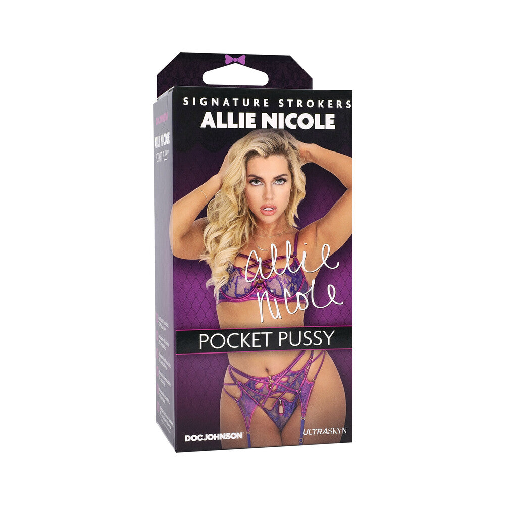 Signature Strokers ULTRASKYN Pocket Pussy - Allie Nicole, Vanilla