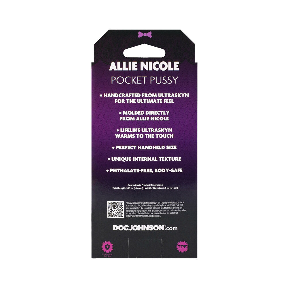Signature Strokers ULTRASKYN Pocket Pussy - Allie Nicole, Vanilla