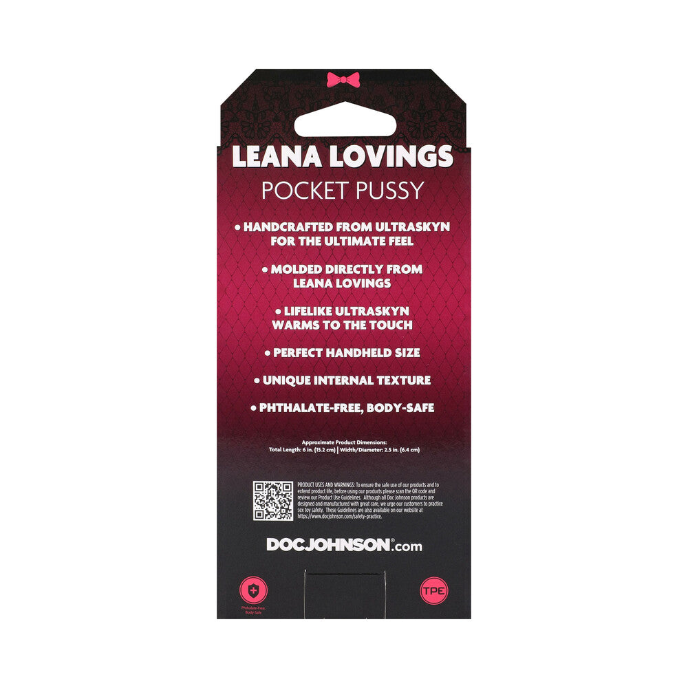 Signature Strokers ULTRASKYN Pocket Pussy - Leana Lovings, Vanilla