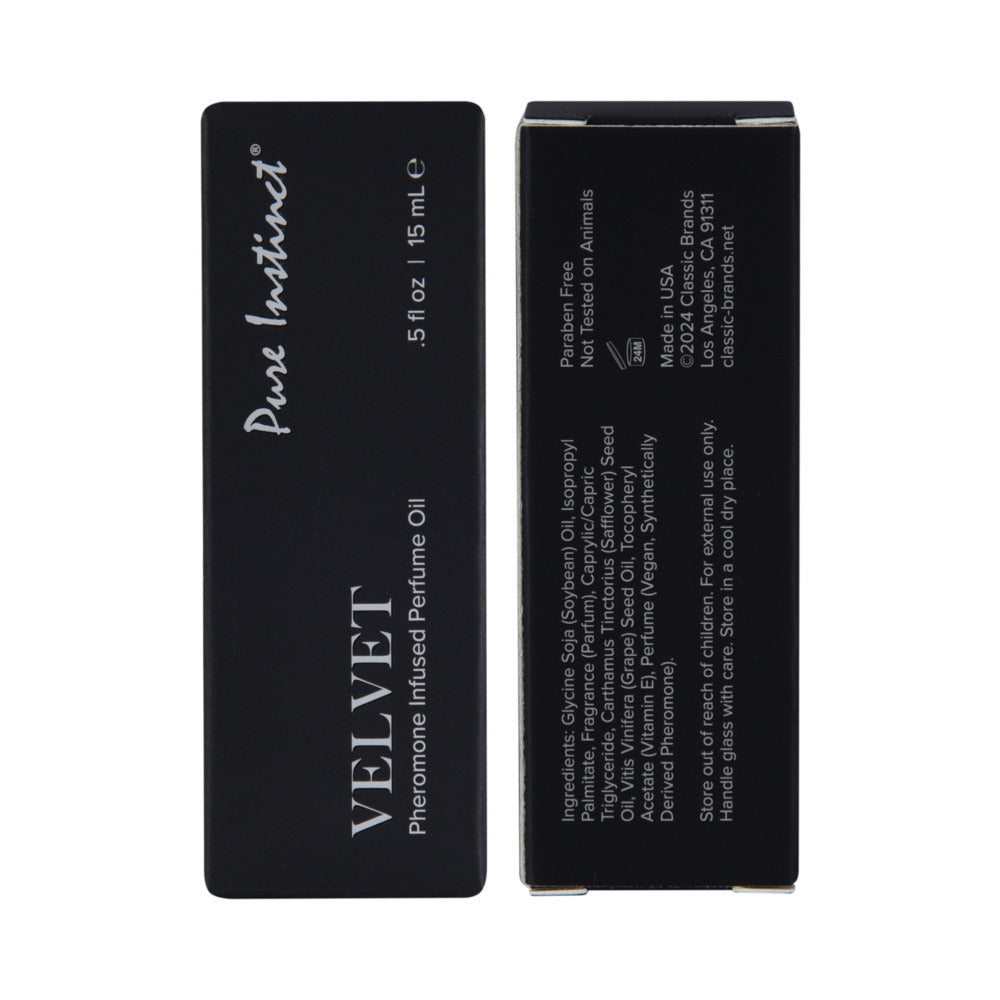Pure Instinct Signature Collection Pheromone Perfume Oil-Velvet 15ml