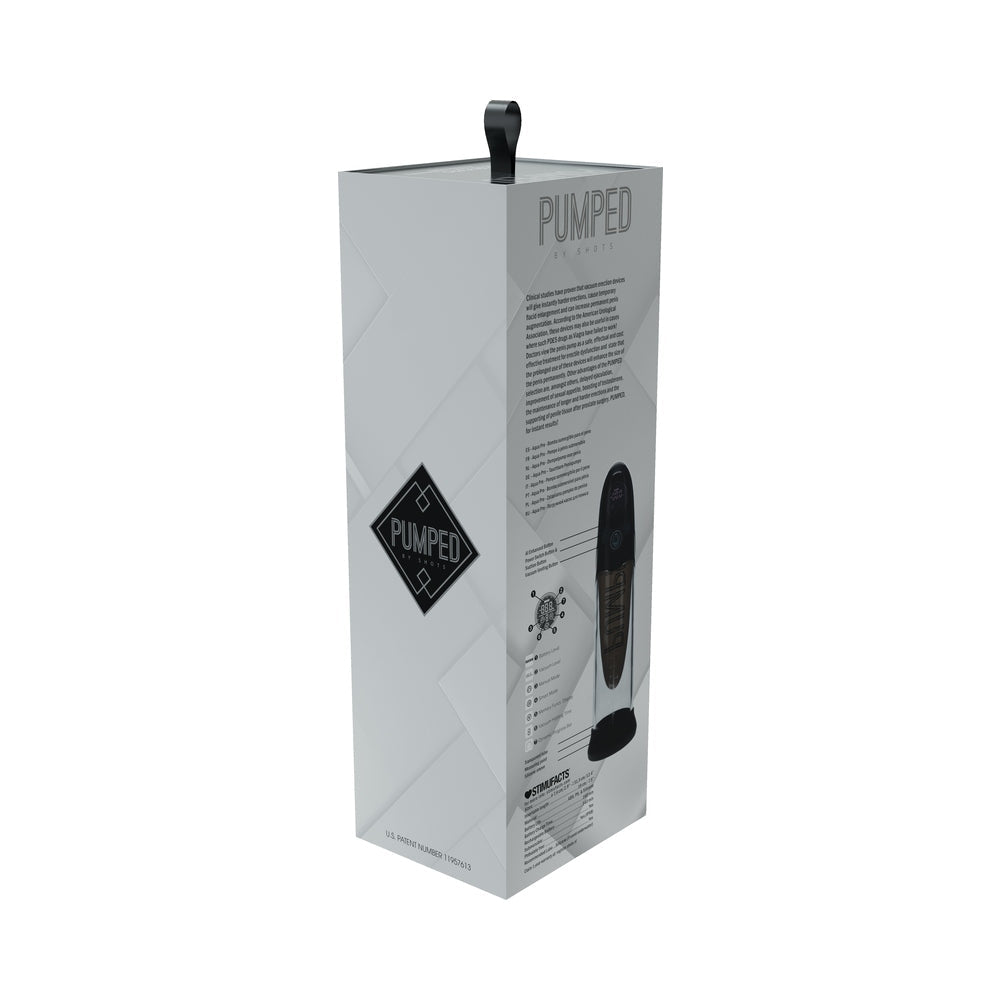 Shots Pumped Aqua-Pro Penis Pump - Gray