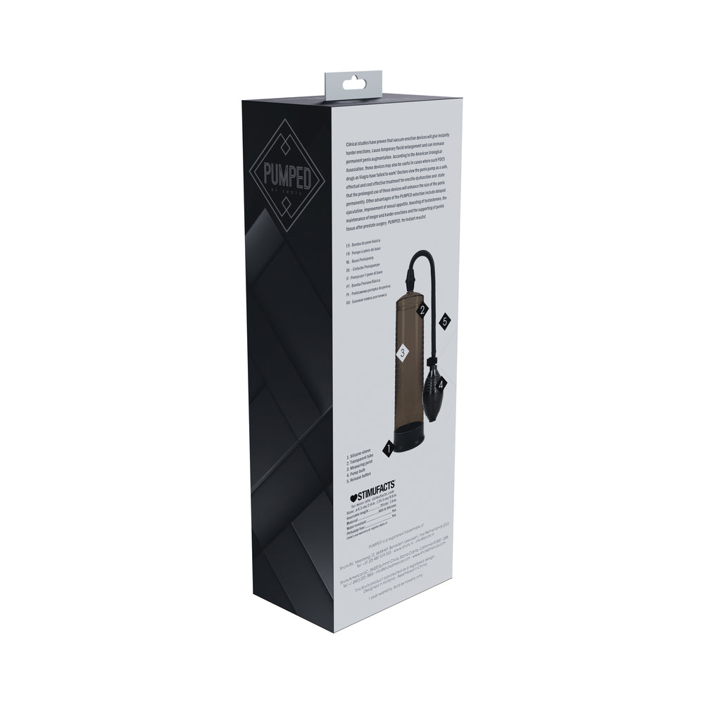 Shots Pumped Basic Water Resistant Penis Pump - Black