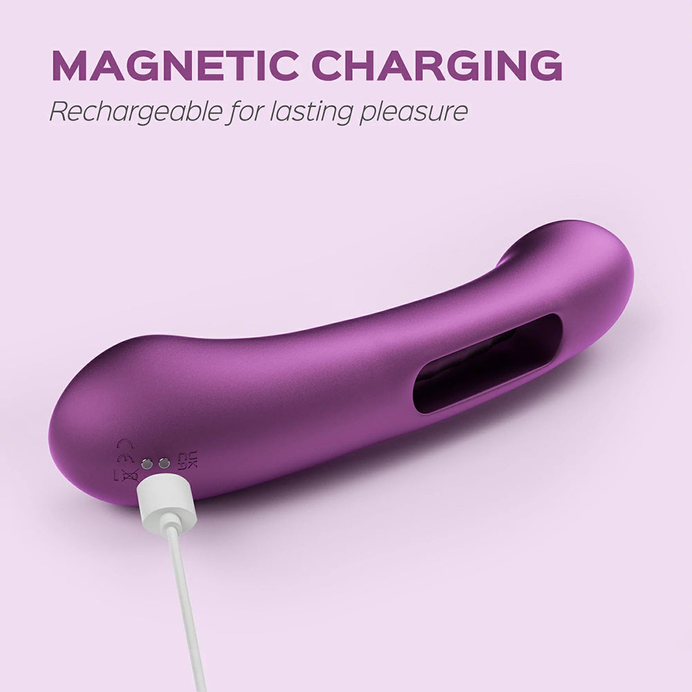 Honey Play Box Tempo Pressure Sensing G-Spot Vibrator-Purple