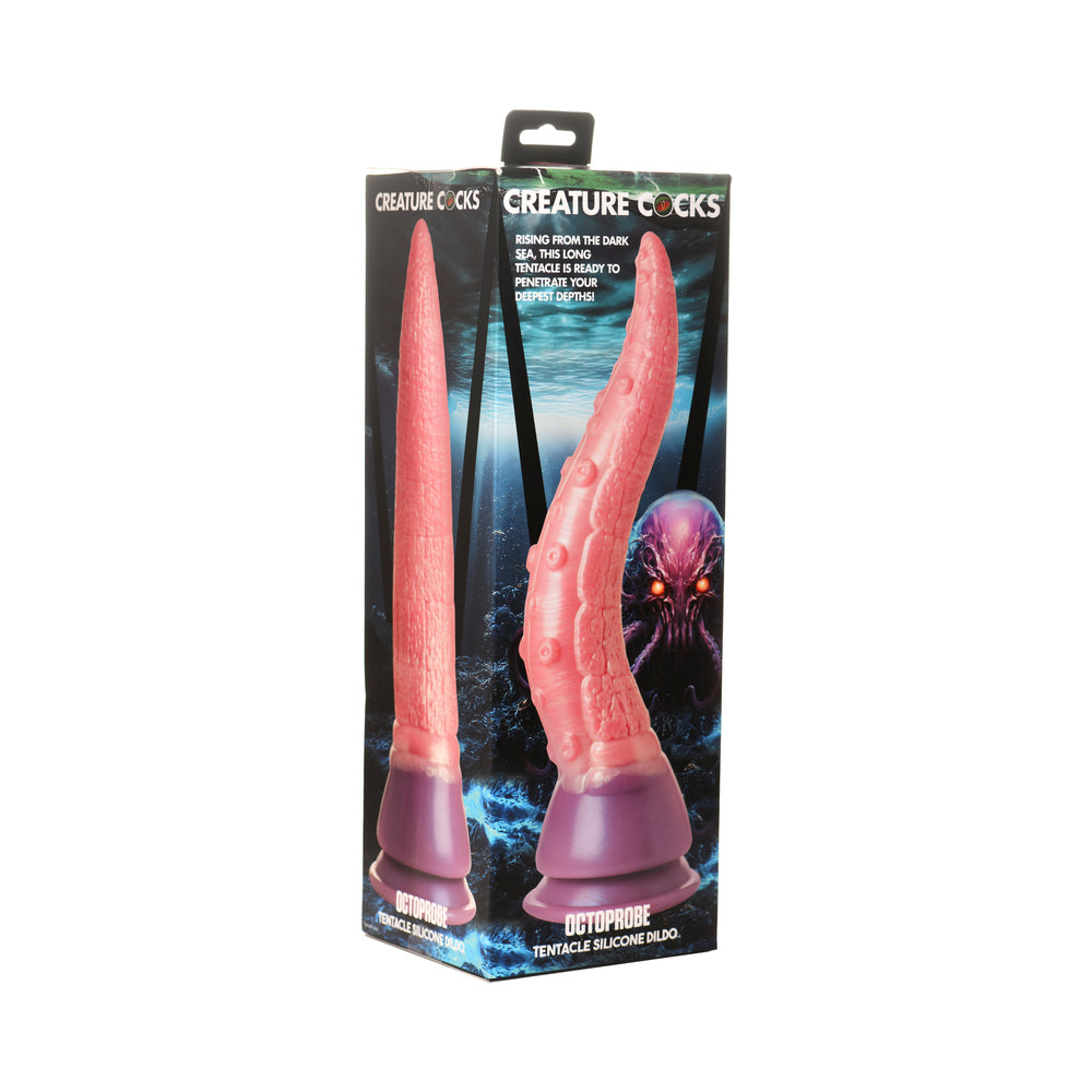 Creature Cocks Octoprobe Tentacle Silicone Dildo - Pink/Purple