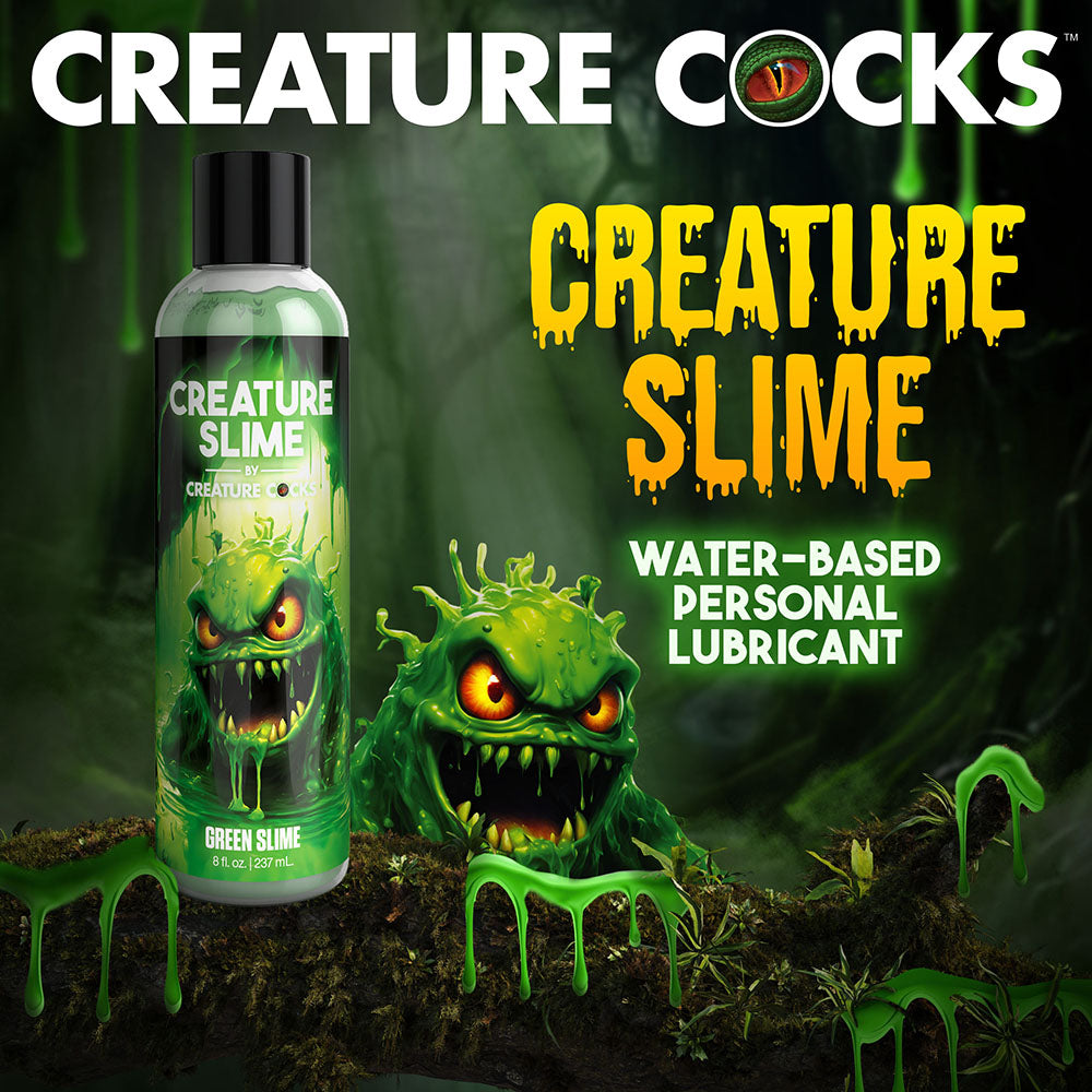 Creature Cocks - Creature Slime Green Slime Water-Based Lubricant 8 oz