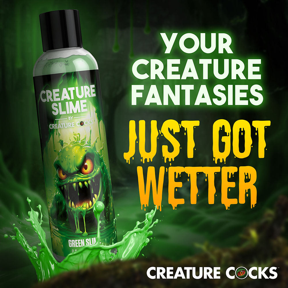 Creature Cocks - Creature Slime Green Slime Water-Based Lubricant 8 oz