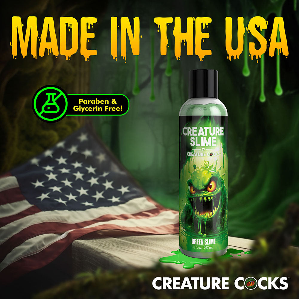 Creature Cocks - Creature Slime Green Slime Water-Based Lubricant 8 oz