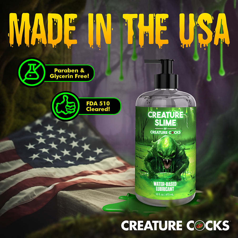 Creature Cocks - Creature Slime Water-Based Lubricant 16 oz