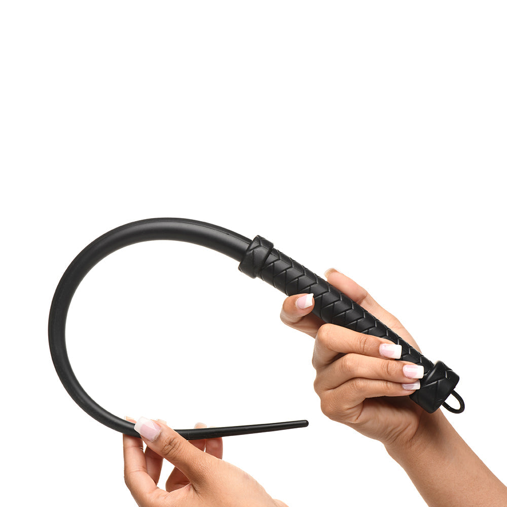 Master Series Viper Tail Silicone Whip - Black