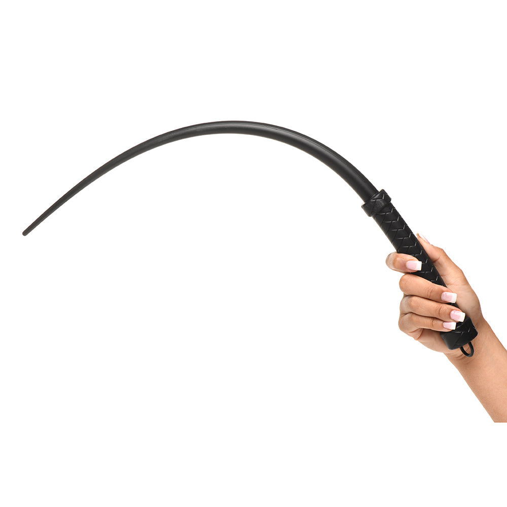 Master Series Viper Tail Silicone Whip - Black