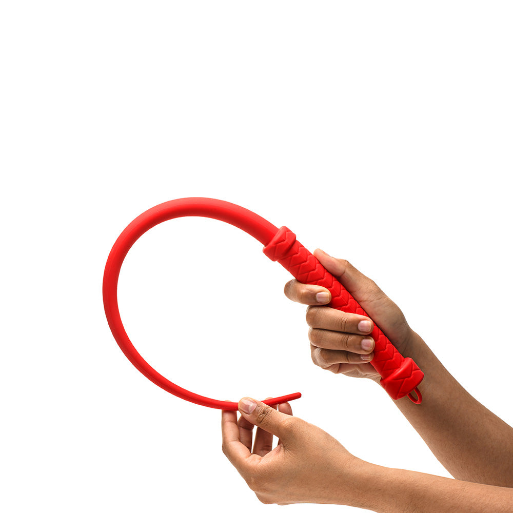 Master Series Viper Tail Silicone Whip - Red