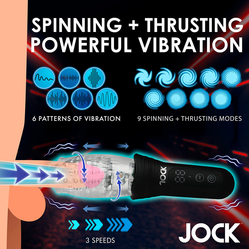 Curve Novelties Jock Spinning & Thrusting Masturbator