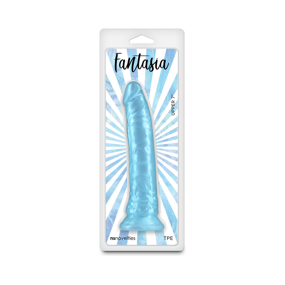 Fantasia Upper 7" Dildo - Turquoise