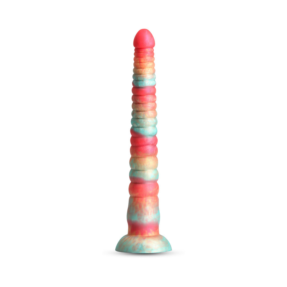 Colours Stacked 12" Dildo - Red/Gold