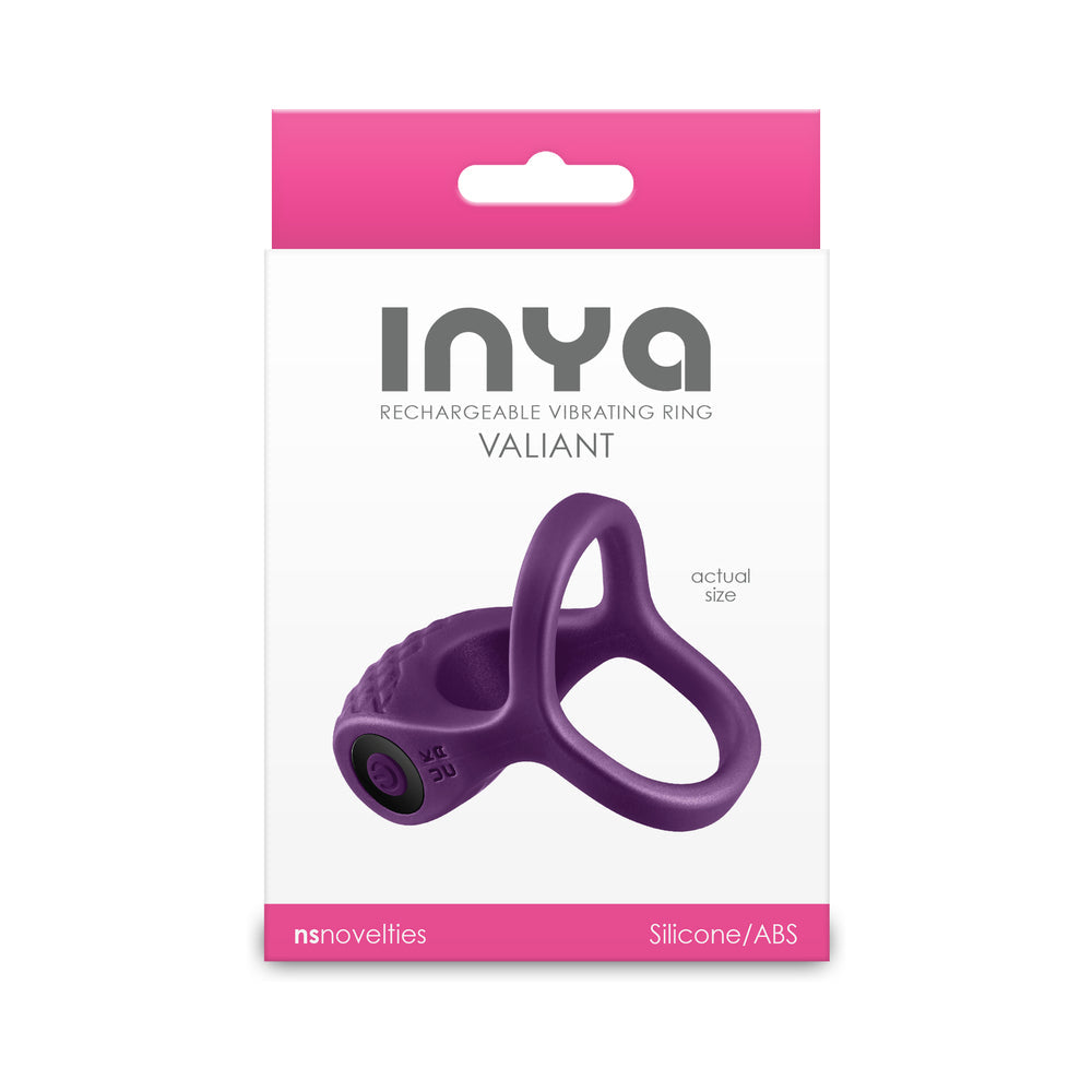 INYA Valiant Cock & Ball Vibe - Berry