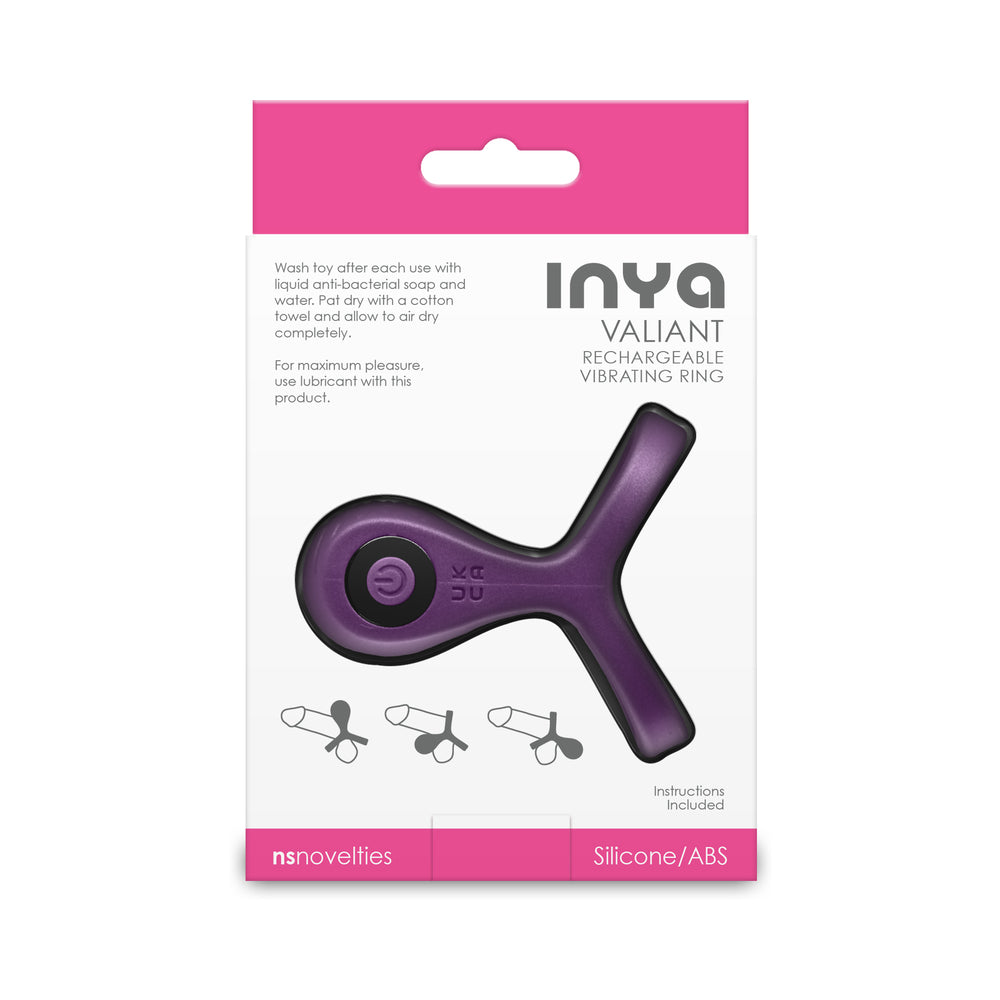 INYA Valiant Cock & Ball Vibe - Berry