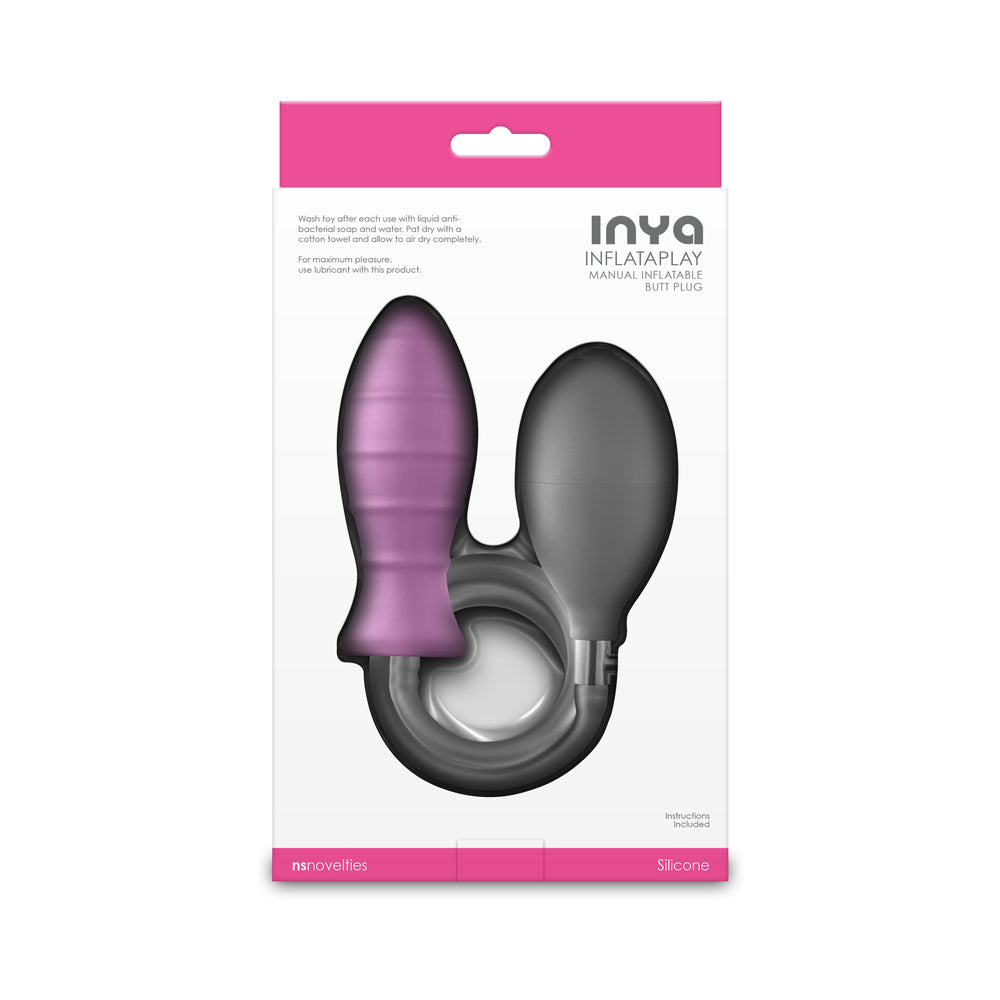INYA Inflataplay Inflatable Anal Plug - Pink