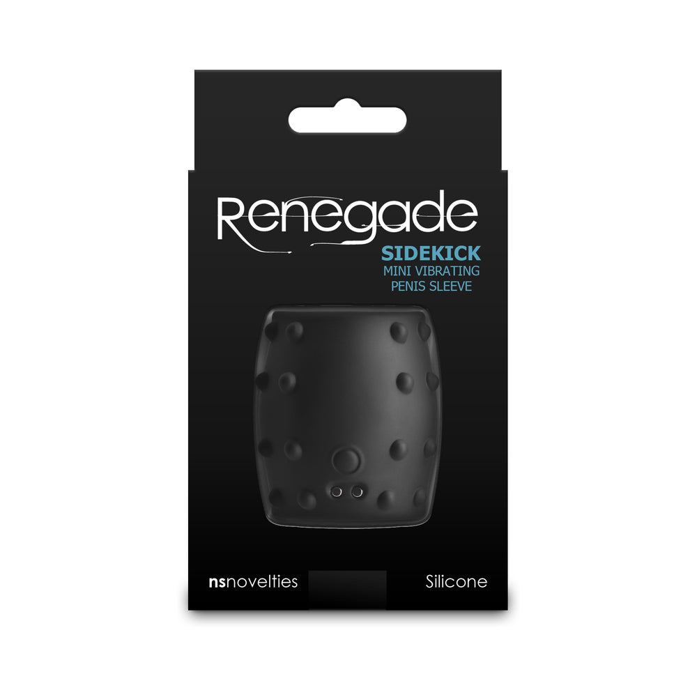 Renegade Sidekick Mini Vibrating Penis Sleeve - Black