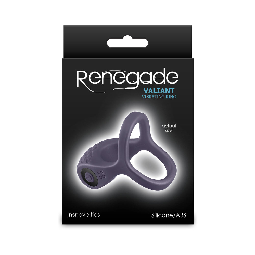 Renegade Valiant Vibrating Cock Ring - Gray