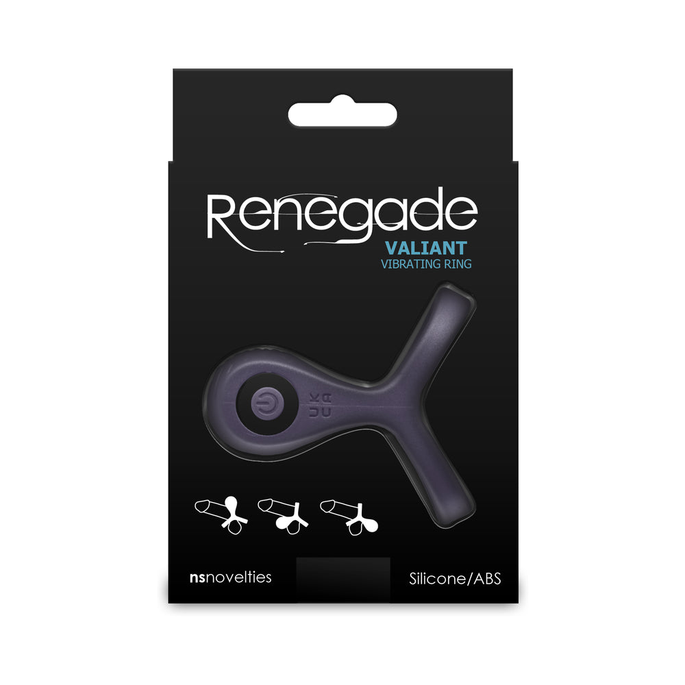Renegade Valiant Vibrating Cock Ring - Gray