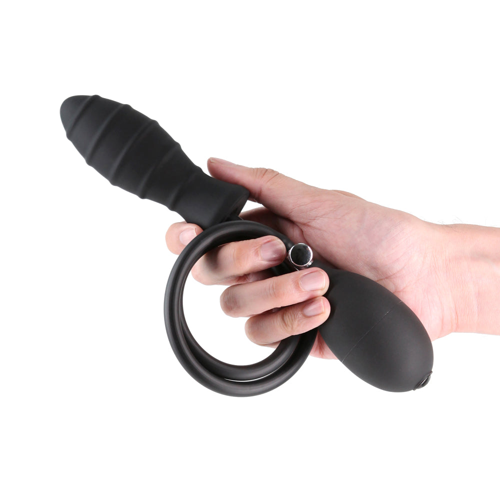 Renegade Inflataplay Inflatable Anal Plug - Black
