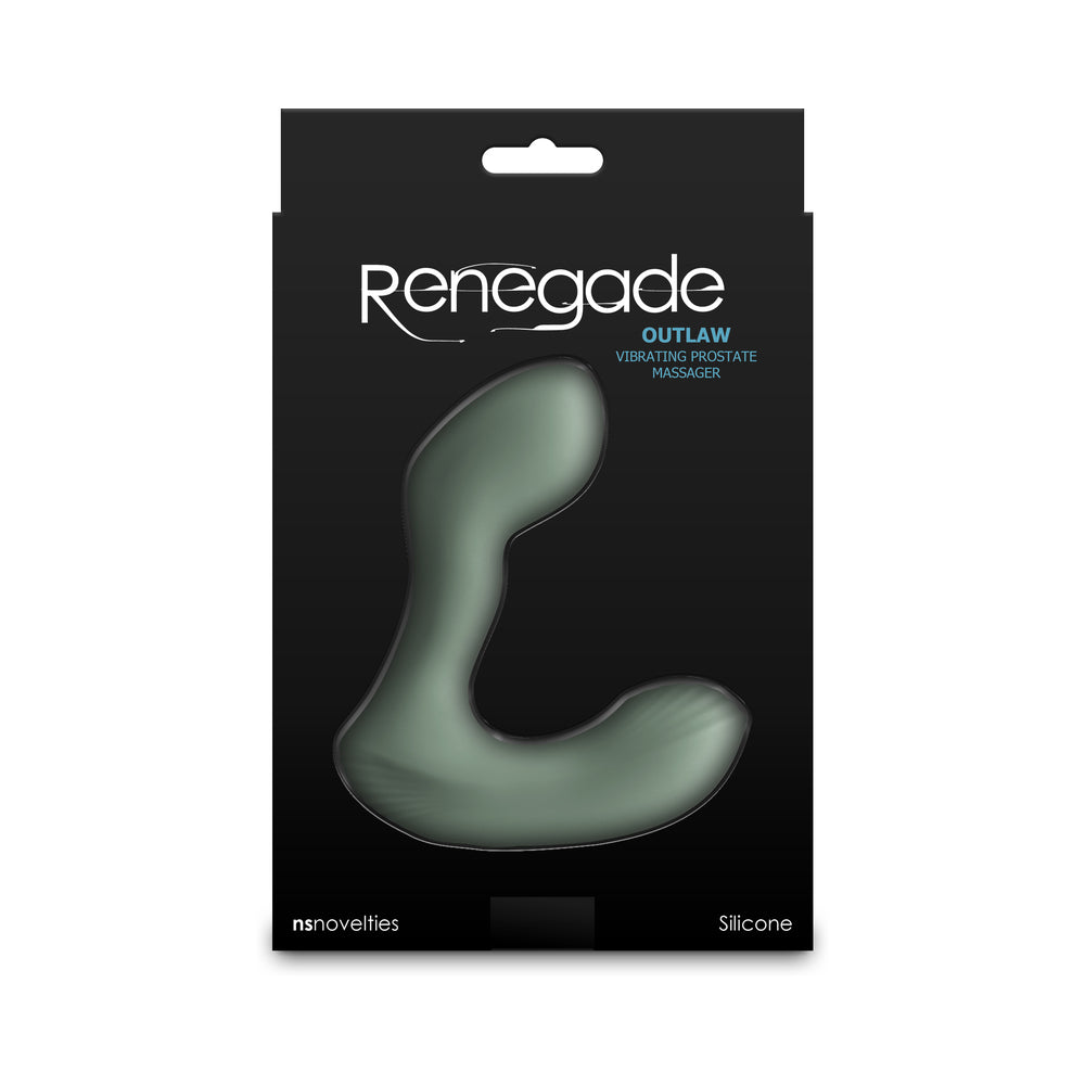 Renegade Outlaw Vibrating Prostate Massager - Sage
