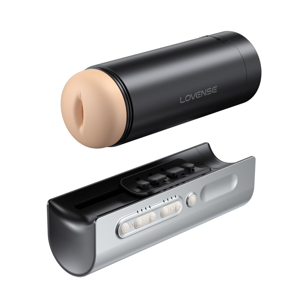 Lovense Solace Pro Thrusting Masturbator - Black