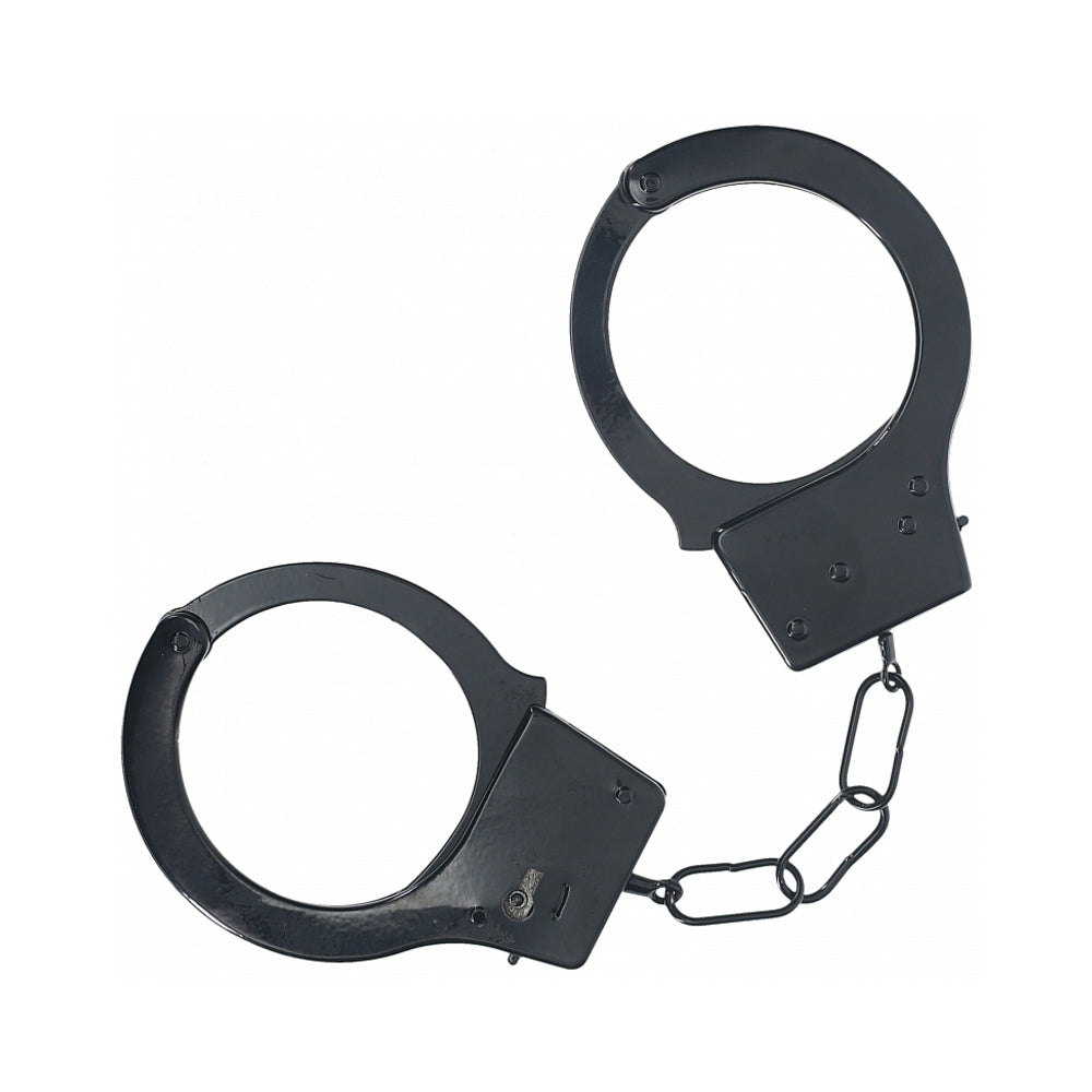 Shots Ouch! Classic Metal Handcuffs - Black