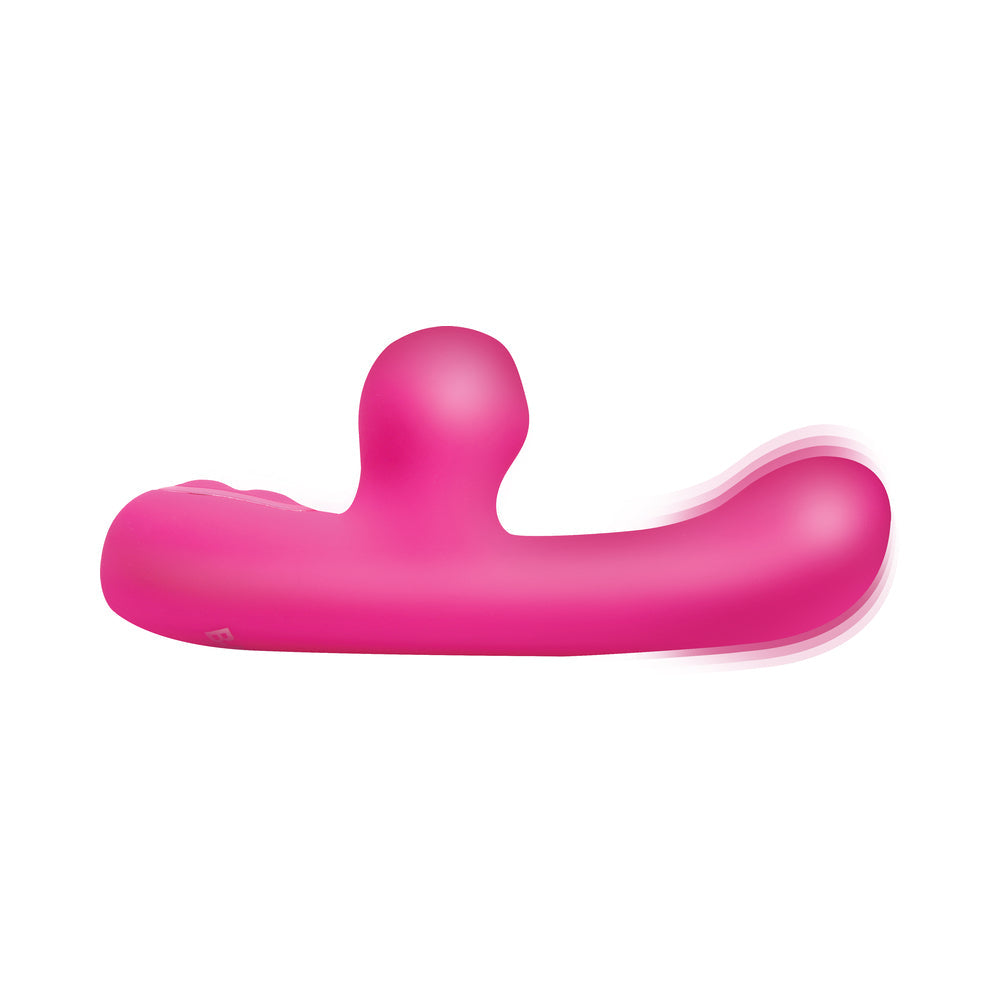 Bang! 10X G-Spot Rabbit Vibrator w/Suction - Pink