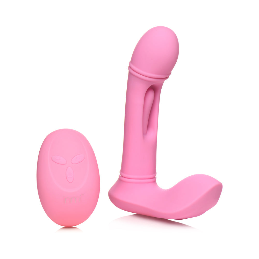 Inmi G-Flick Flicking G-Spot Vibrator w/Remote - Pink