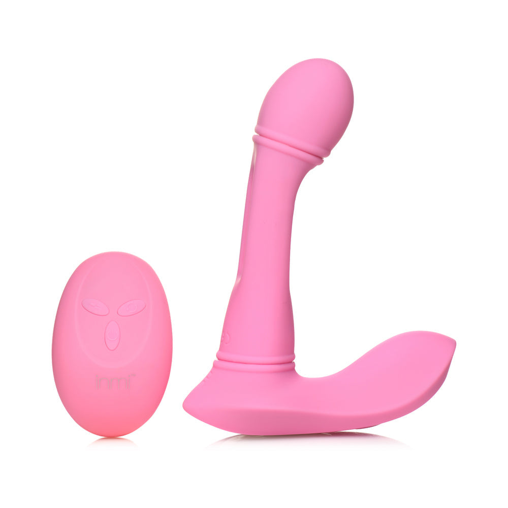 Inmi G-Flick Flicking G-Spot Vibrator w/Remote - Pink