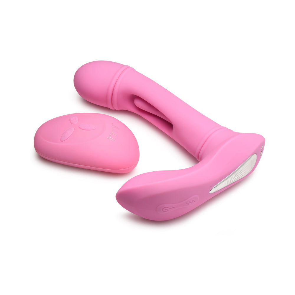 Inmi G-Flick Flicking G-Spot Vibrator w/Remote - Pink