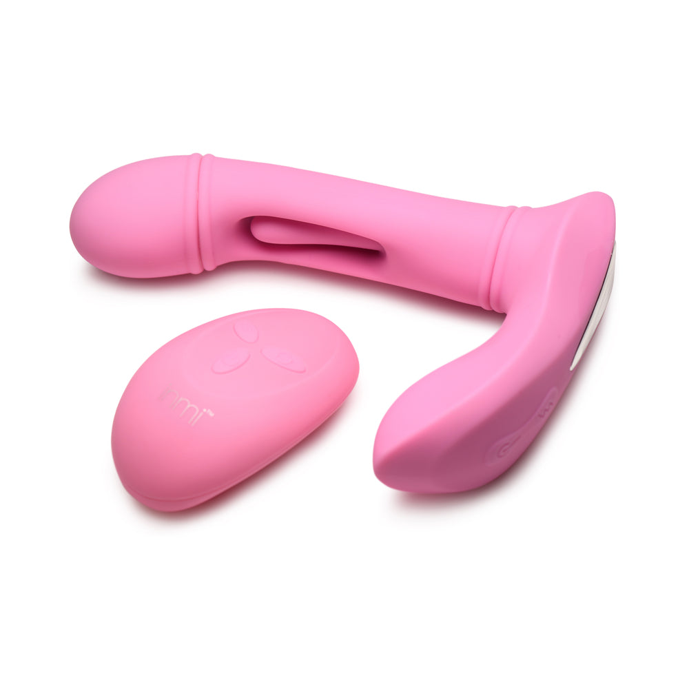 Inmi G-Flick Flicking G-Spot Vibrator w/Remote - Pink