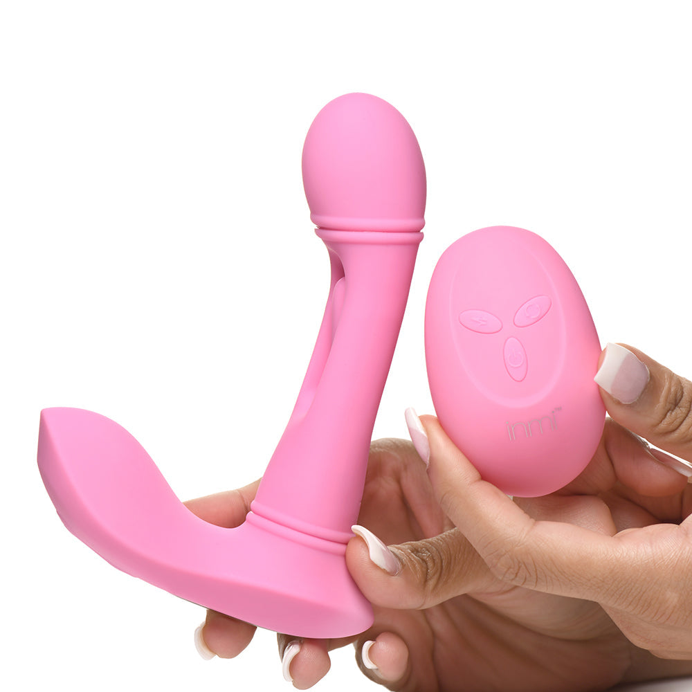 Inmi G-Flick Flicking G-Spot Vibrator w/Remote - Pink